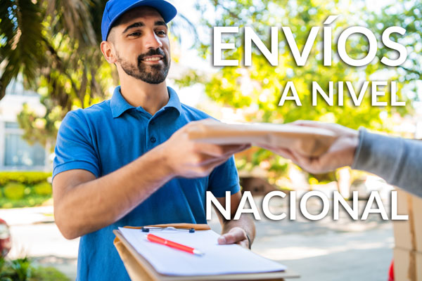 Env&iacute;os a nivel nacional